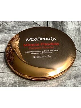 MCoBeauty Miracle Flawless Pressed Powder Compact - Translucent 0.28 Oz